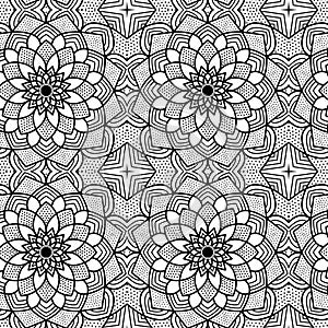 Mandala ornament islamic pattern for print textile or paper oriental background design. Turkish, arabic, moroccan or indian style